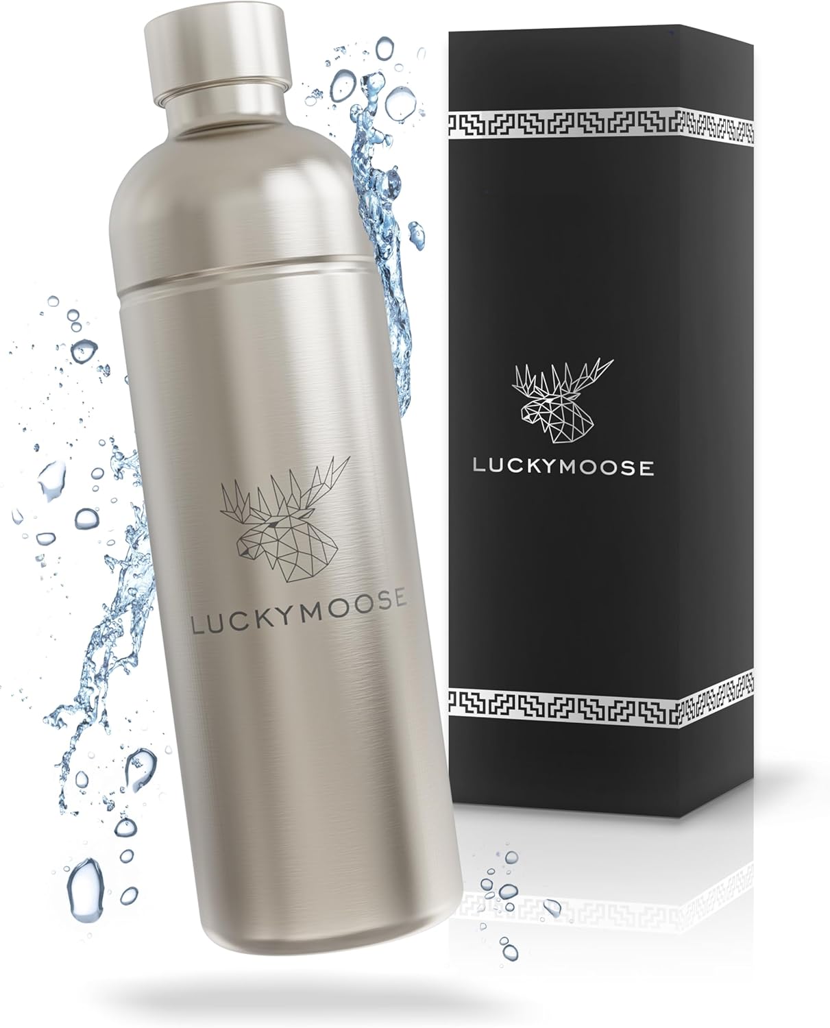 Luckymoose® bottle for Aarke Carbonator 3, Philips GoZero & Brita