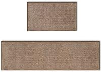 Vista 16 de Juego de tapetes y alfombras de cocina lavables y antideslizantes Artoid Mode de 2 piezas, tapetes de cocina absorbentes con respaldo de goma