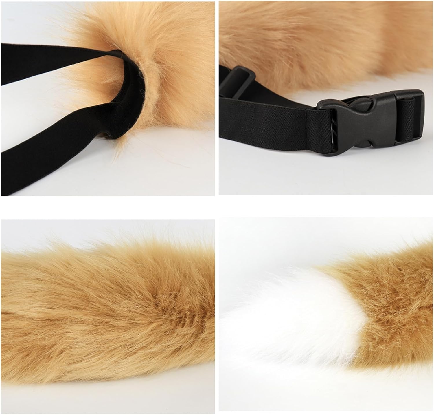 Adorable Queue De Renard En Peluche Pour Halloween, Noël, Carnaval