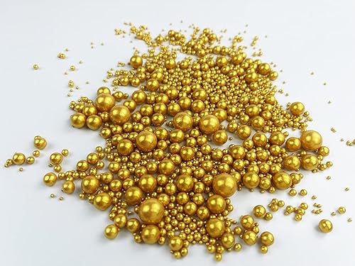 Miniatura 3 de Sprinkles - Perlas de azúcar de 4.2 onzas, mezcla de chispas para cupcakes para hornear Manvscakes Jimmies Cookie Crystal Decorating Nonpareils