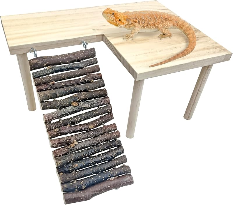 Esconderijo para Répteis com Plataforma de Basking e Rampa de Escalada BNOSDM, Modelo JGY134