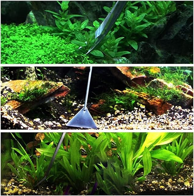 Foto 4 de 6 de Juegos de Herramientas Aquascape Accesorios Acero Inoxidable Acuario Tanque 6 en 1 con Pinzas Largas, Tijeras