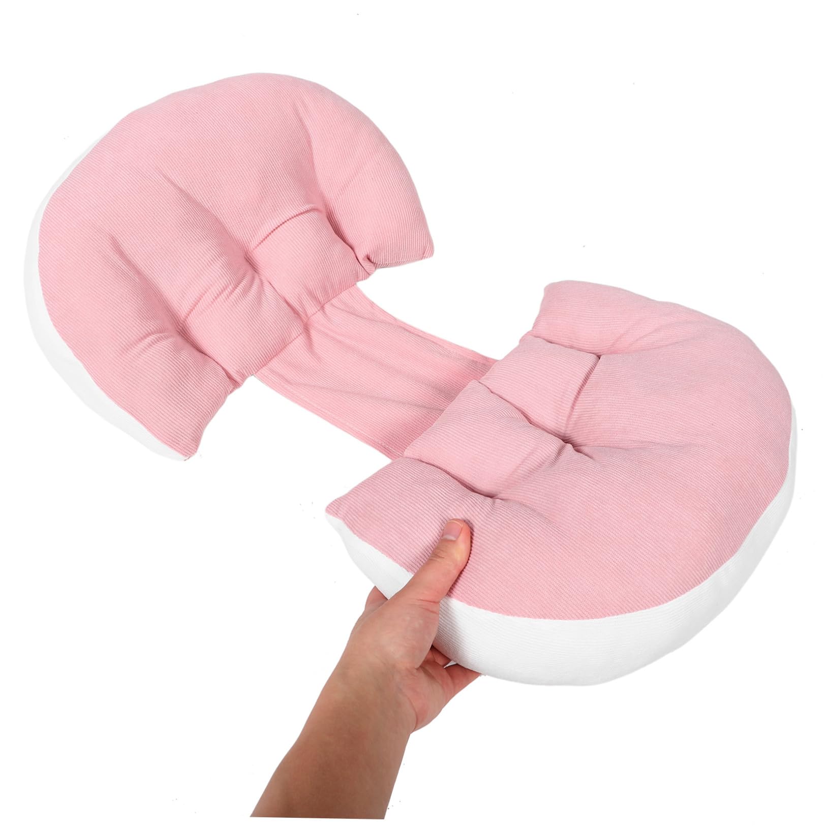 Kisangel Cuscino Da Donna Incinta Cuscino Maternità Forma Di u Supporto Per Pancia e Schiena Per Dormire Di Lato e Allattare