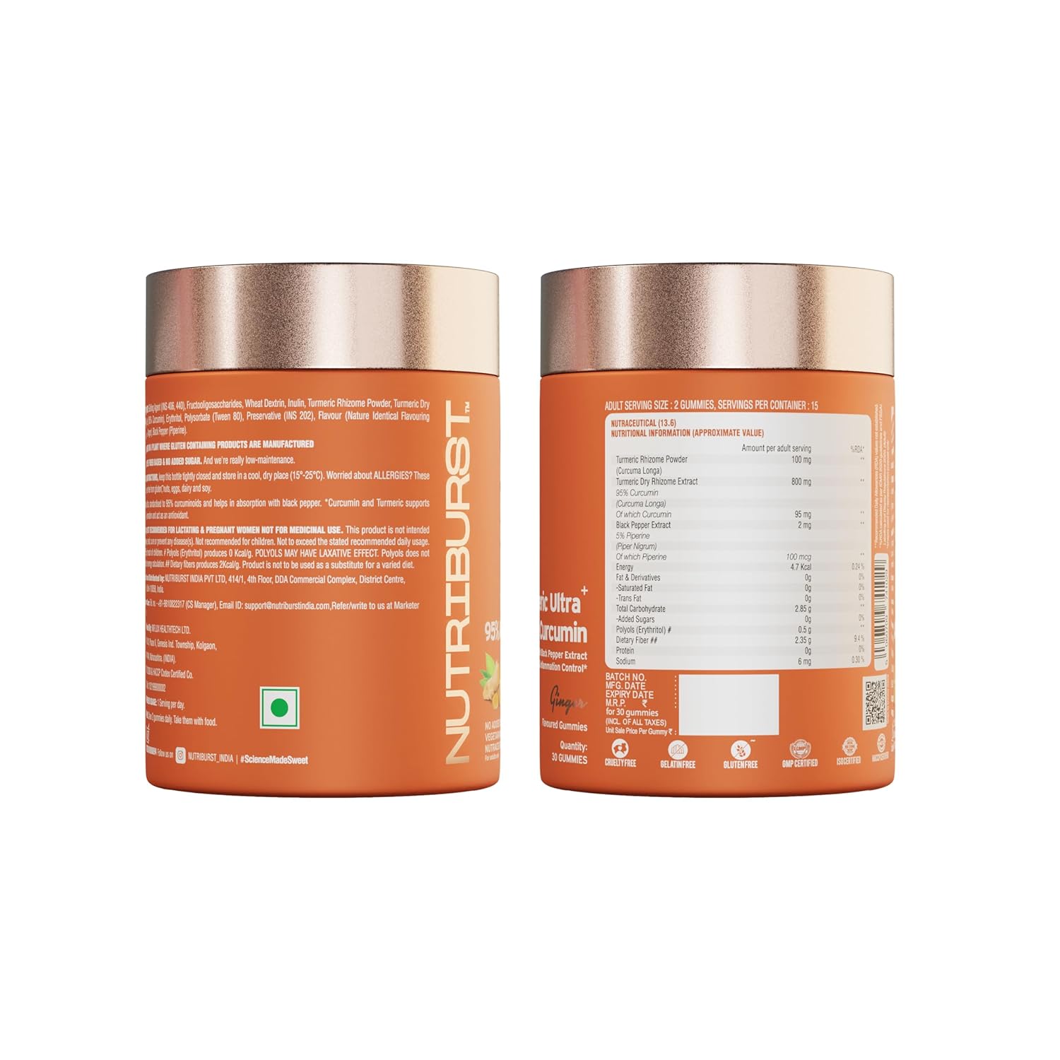 95% active curcumin 800mg and pepper, intestine health management with Nutriburst turmeric ultra pots | Anti -inflammatory and digestion. Antioxidant and anti-aging skin | 30 gummy 95% active curcumin 800mg and pepper, intestine health management with Nutriburst turmeric ultra pots | Anti -inflammatory and digestion. Antioxidant and anti-aging skin | 30 gummy