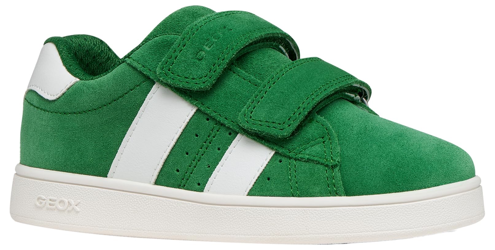 Geox J Eclyper Boy C Trainers, Green/White, 35 EU
