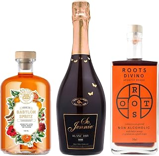 Art of Mindful Indulgence - Non-Alcoholic Negroni, Aperol Spritz, Cocktail Bundle Featuring Haus of Babylon, So Jennie Paris, Roots Divino (0% ABV)