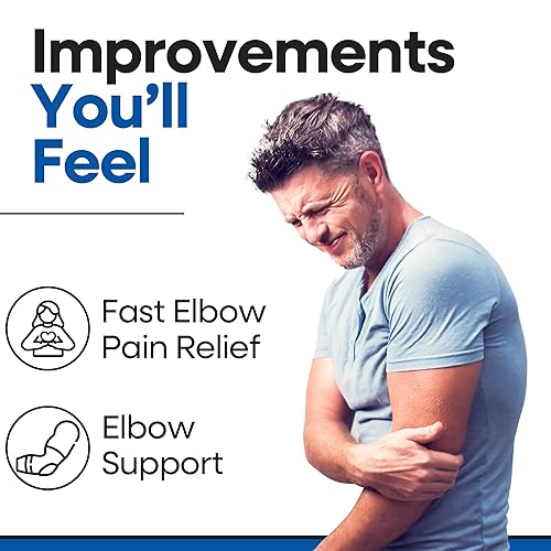 Miniatura 4 de Codera para tendinitis de codo Soporte de túnel cubital para dormir Soporte de brazo y manga de compresión inmovilizadora para alivio del dolor