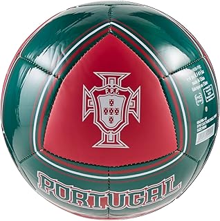 PUMA Unisex FA Portugal Mini Soccer Ball, Club Red-Green Lagoon SS26, Mediumini Fpf Culture Ball Mini