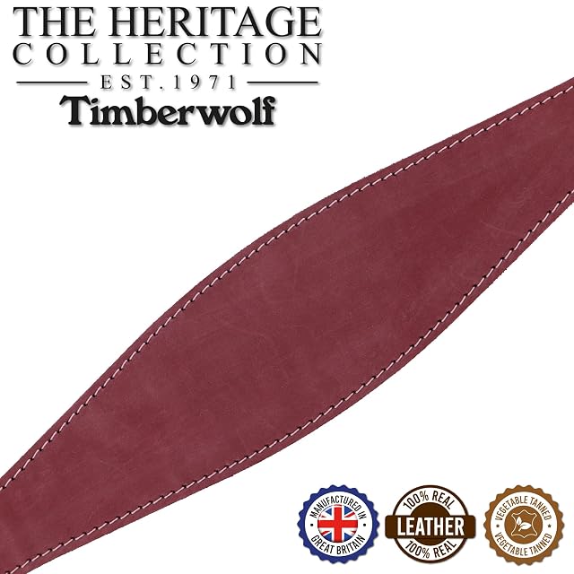 Foto 2 de 6 de Ancol Timberwolf - Collar de Piel para Whippet Color Frambuesa, 30-34 cm
