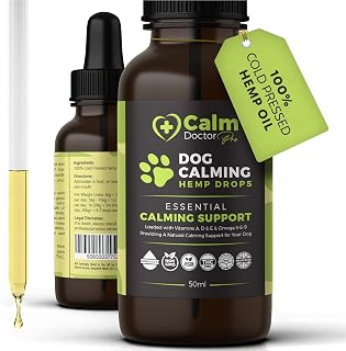 BUDDY'S BEST Dog Calming Hemp Oil | Dog Calming Supplement | For Dog Emotions, Dog Barking & Dog Joints | Omega 3,6,9 For Dogs