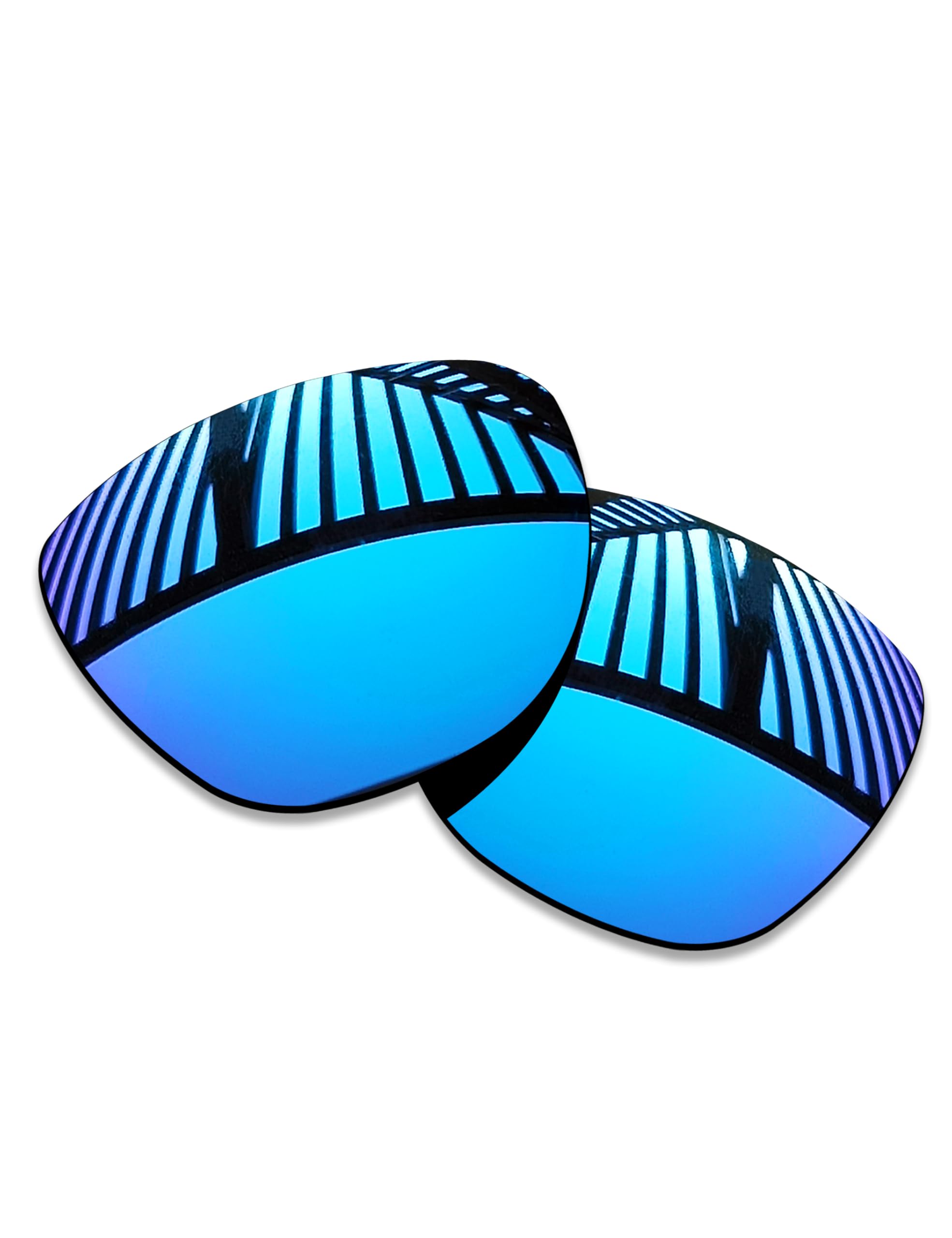 Lot de 5 paires de verres de rechange pour lunettes de soleil RayBan RW4014 Skyler (Gen 2) 52 mm – Noir uni + titane + bleu glacier + rouge feu + émeraude + transparent HD