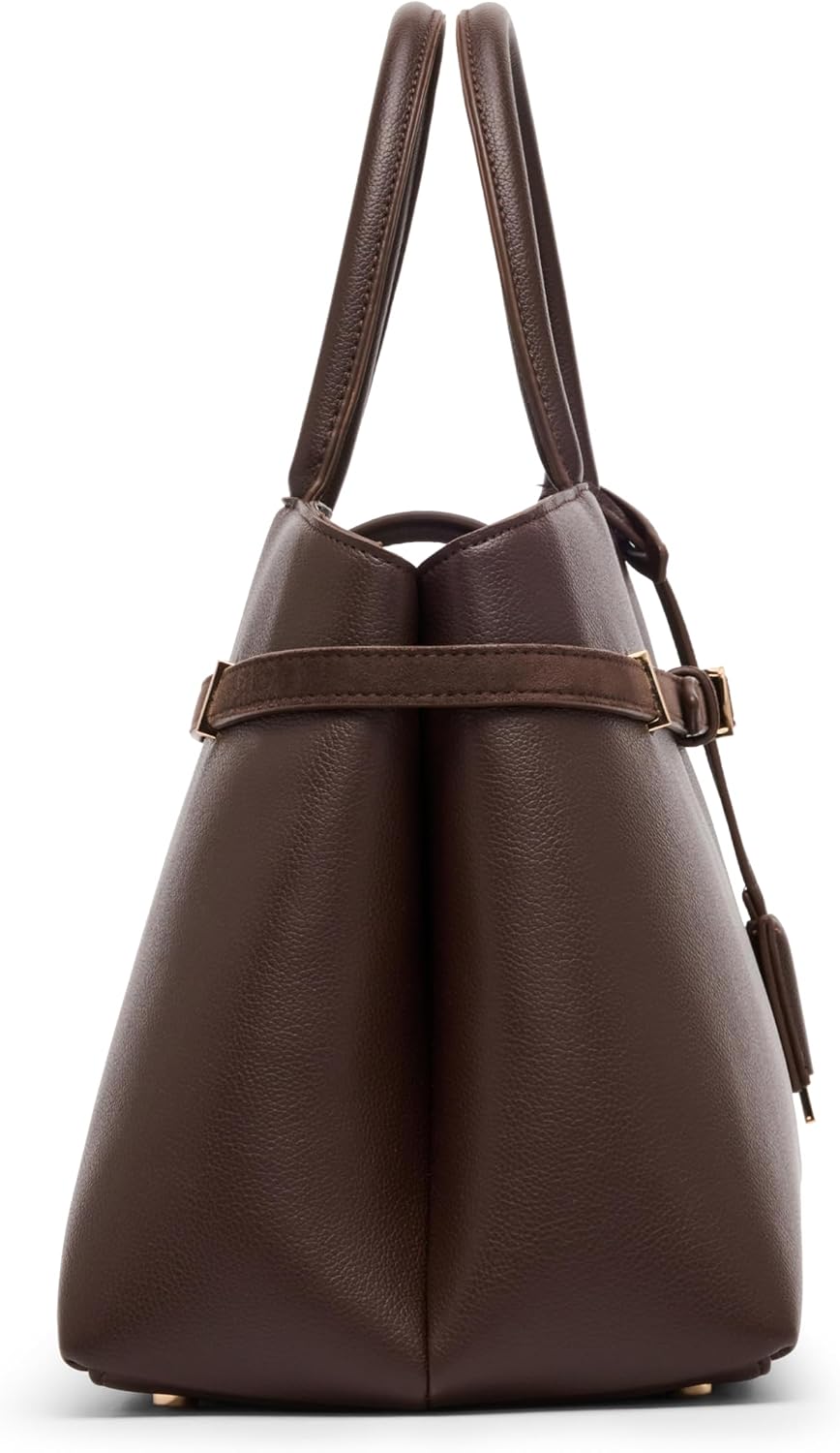 Anne Klein Women's Belted Satchel with Convertible Strap