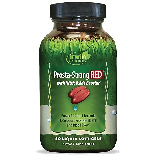 Irwin Naturals Prosta-Strong RED with Nitric Oxide Boosters, Saw Palmetto,