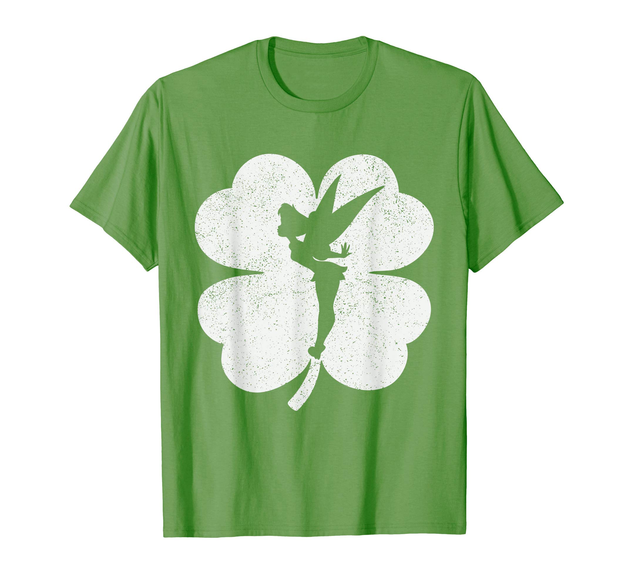 T-shirt Tinker Bell Disney de Saint-Patrick à motif trèfle vert