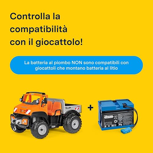 PEG Batterie 12V/12Ah - Pièce de Rechange Originale Rechargeable pour Véhicules Électriques Peg Perego - 5