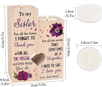 Sisters Gifts from Sister, Unique Birthday Gifts for Sisters, Best Sister Gift Ideas for Christmas Thanksgiving, Personalized Thank You Gifts | Best Sister Gift Ideas for Christmas Thanksgiving, Personalized Thank You Gifts