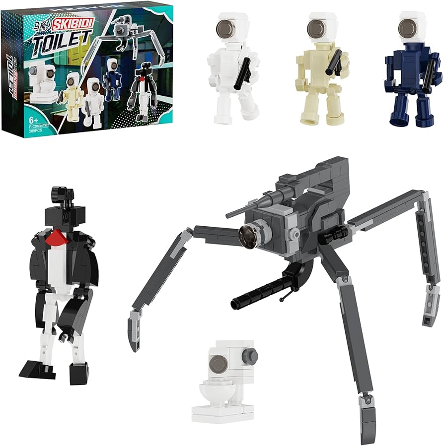 Amazon.co.jp: Skibidi トイレット カメラマン チーム アクション