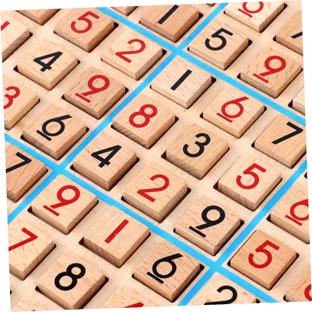 Juguete de Sudoku para Niños de Madera 9 Cuadrículas Decoracion Colegio