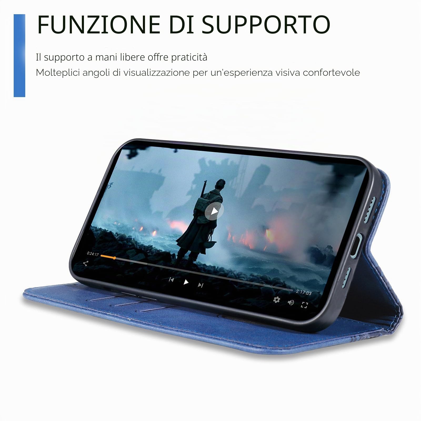 iPhone 17 Pro Max Case - Wallet Detachable Folio Flip Phone Case - Custodia a portafoglio magnetica retrò, supporto Magsafe, flip cover staccabile 2In1, con slot per carte di credito - CASSIDY iPhone 17 Pro Max Case - Wallet Detachable Folio Flip Phone Case - Custodia a portafoglio magnetica retrò, supporto Magsafe, flip cover staccabile 2In1, con slot per carte di credito - CASSIDY