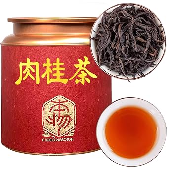 Yuexi Rougui Cinnamon Oolong Tea Loose Leaf Rock Tea Rock Oolong Tea Da Hong Pao Tea Dahongpao Wuyi Oolong Tea Chinese Tea 4.23oz/120g