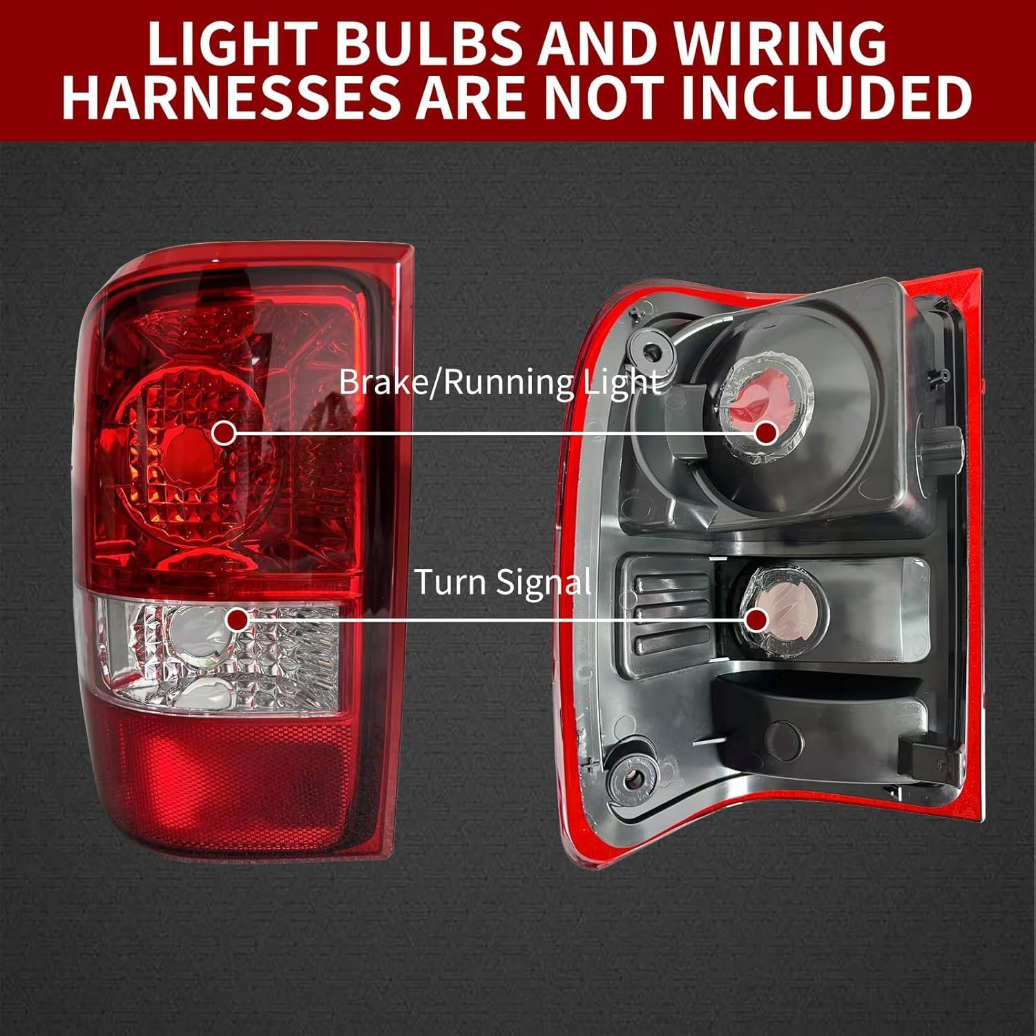 Taillights compatible with 2001-2011 Ford Ranger