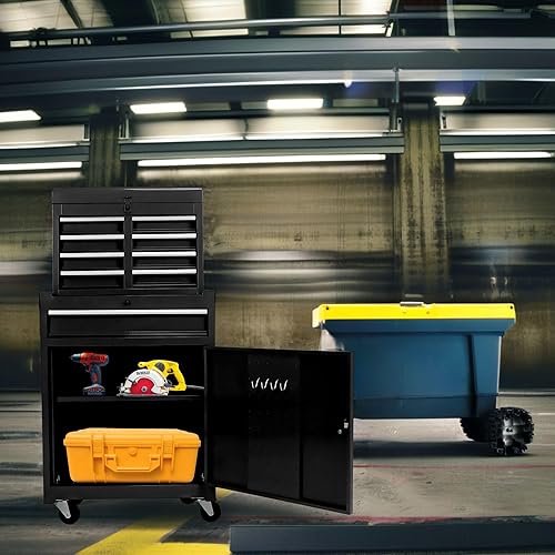 Caja de herramientas con ruedas, caja de herramientas de metal con ruedas, gabinete de herramientas, caja de herramientas para artesanos, caja de