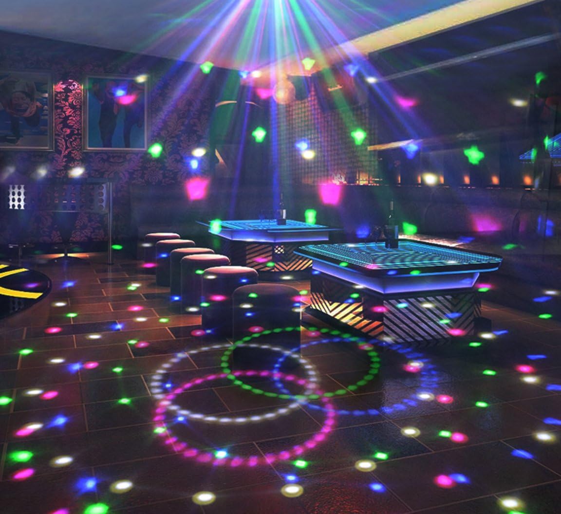 Wonsung stage lighting crystal magic ball led RGBW stage effect lighting with speaker remote controller digital light for KTV, karaoke , Christmas, Weddings, Clubs, lights effect bacground lighting