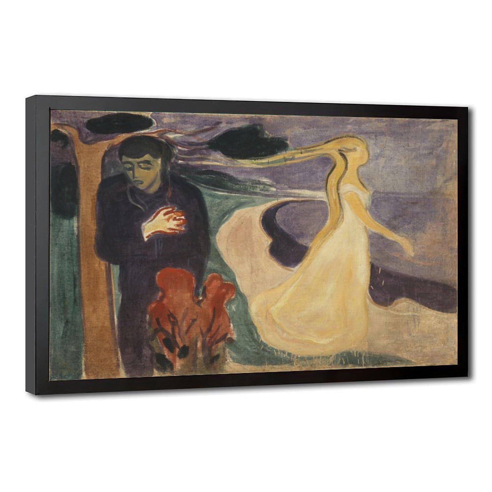Separation par Edvard Munch de haute qualite avec cadre a suspendre elegant - 8