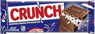 Crunch Milk Chocolate Candy Bar, Full Size Ferrero Candy, 1.55 oz