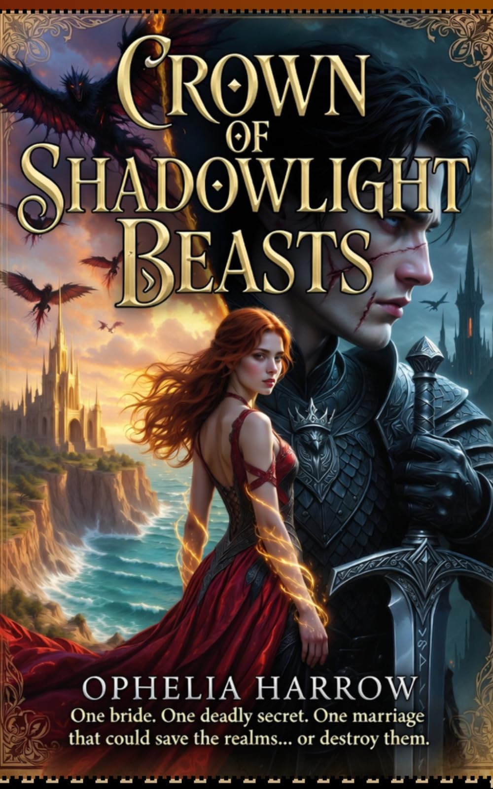 Crown of Shadowlight Beasts: A Forced Marriage Romantasy of Shadow Beasts, Forbidden Magic, and a Warden Who Claims the Spare