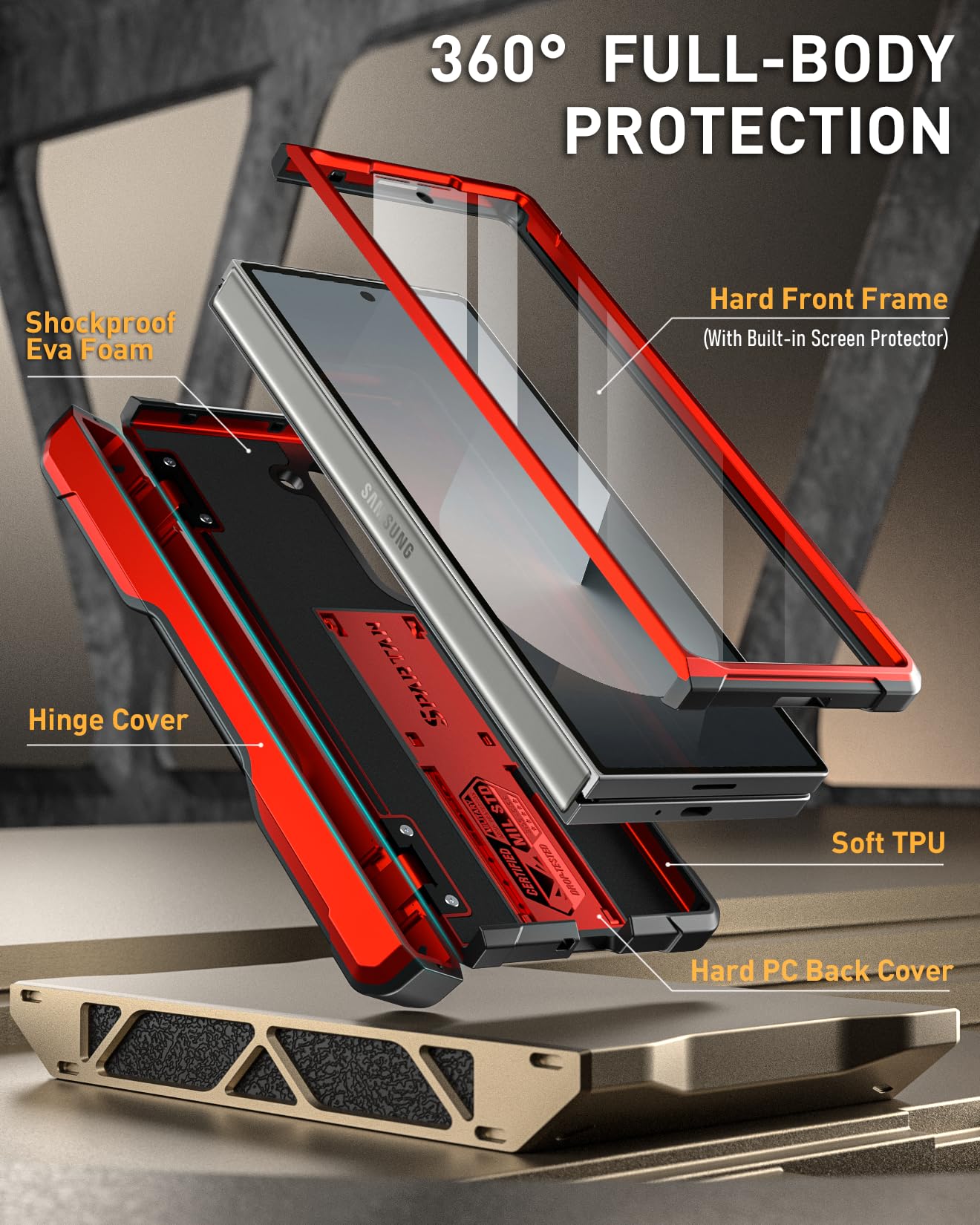 Poetic Spartan Case for Galaxy Z Fold 6 - Image 2