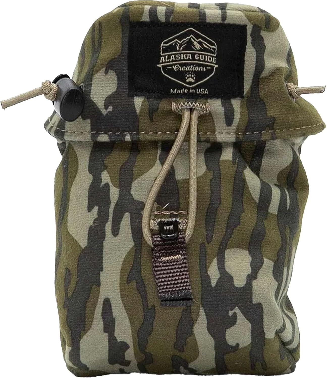 Alaska Guide Creations Rangefinder Vertical Pouch | Ambidextrous Design | Essential Accessory for Hiking and Hunting (Mossy Oak Bottomland)