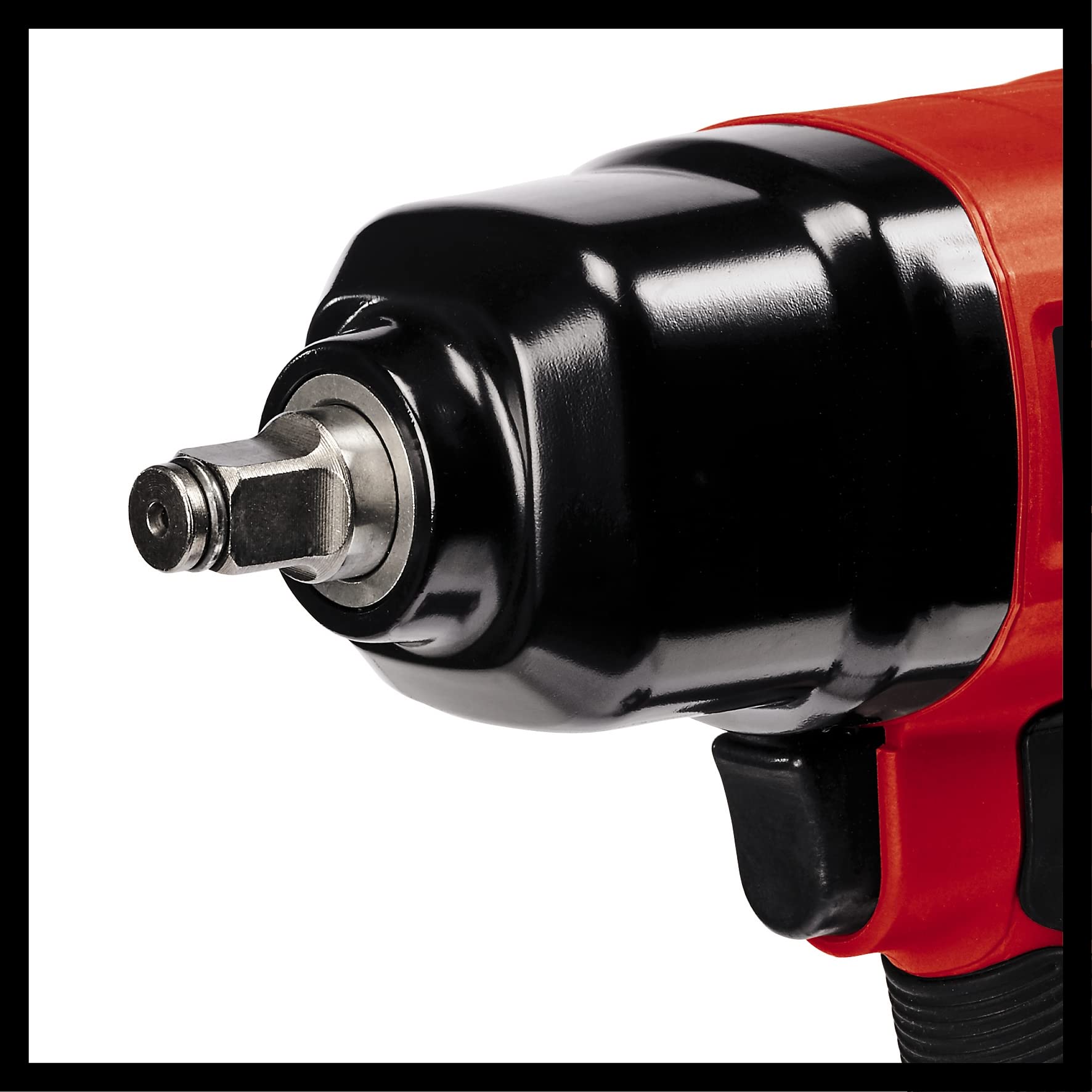 Einhell TC-PW 610 Avvitatore a impulsi pneumatico (torsione max 610 Nm, pressione max 6.3 bar, giri min. 7000,portata aria 142 L/min, incl. 10 inserti a bussola e boccetta d'olio)