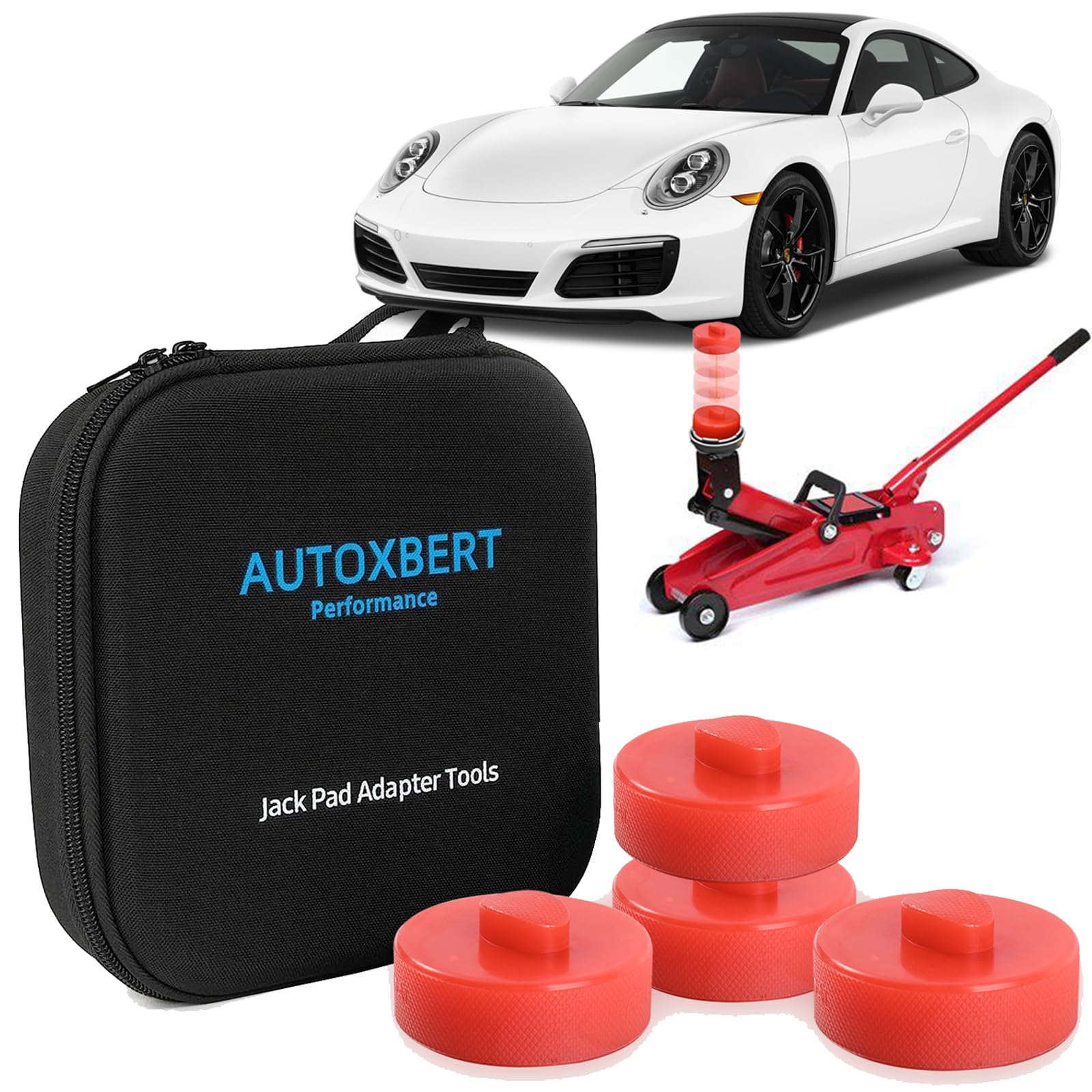 Adaptador Para Gato Hidráulico De Polietileno - Protege Tu Porsche De Arañazos Al Cambiar Ruedas
