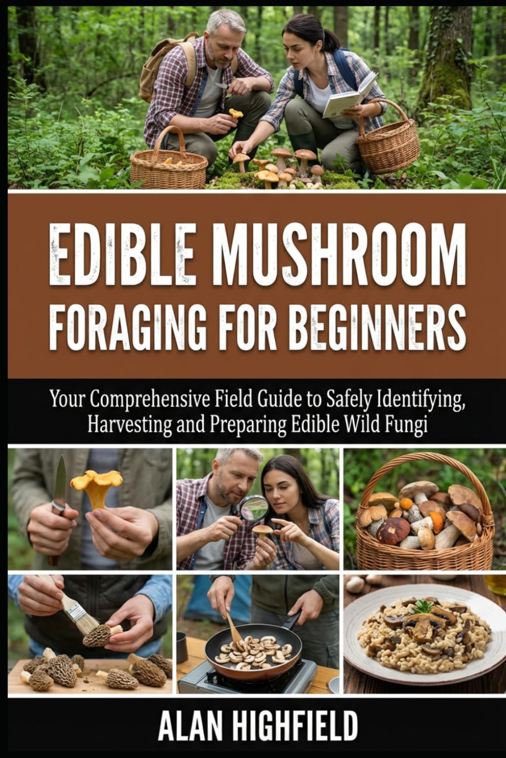 Edible Mushroom Foraging for Beginners: A Comprehensive Field Guide to Safely Identifying, Harvesting & Preparing Wild Fungi | Featuring Detailed Instructions, Toxic Look-Alikes & Expert Safety Tips