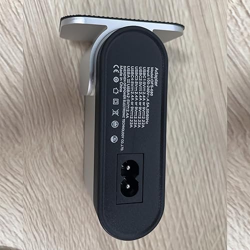 Miniatura 8 de Asiento de carga USB 6 en 1, concentrador multipuerto, estación de carga de pared de carga rápida, adaptador de corriente para iPhone14131211, iPad,