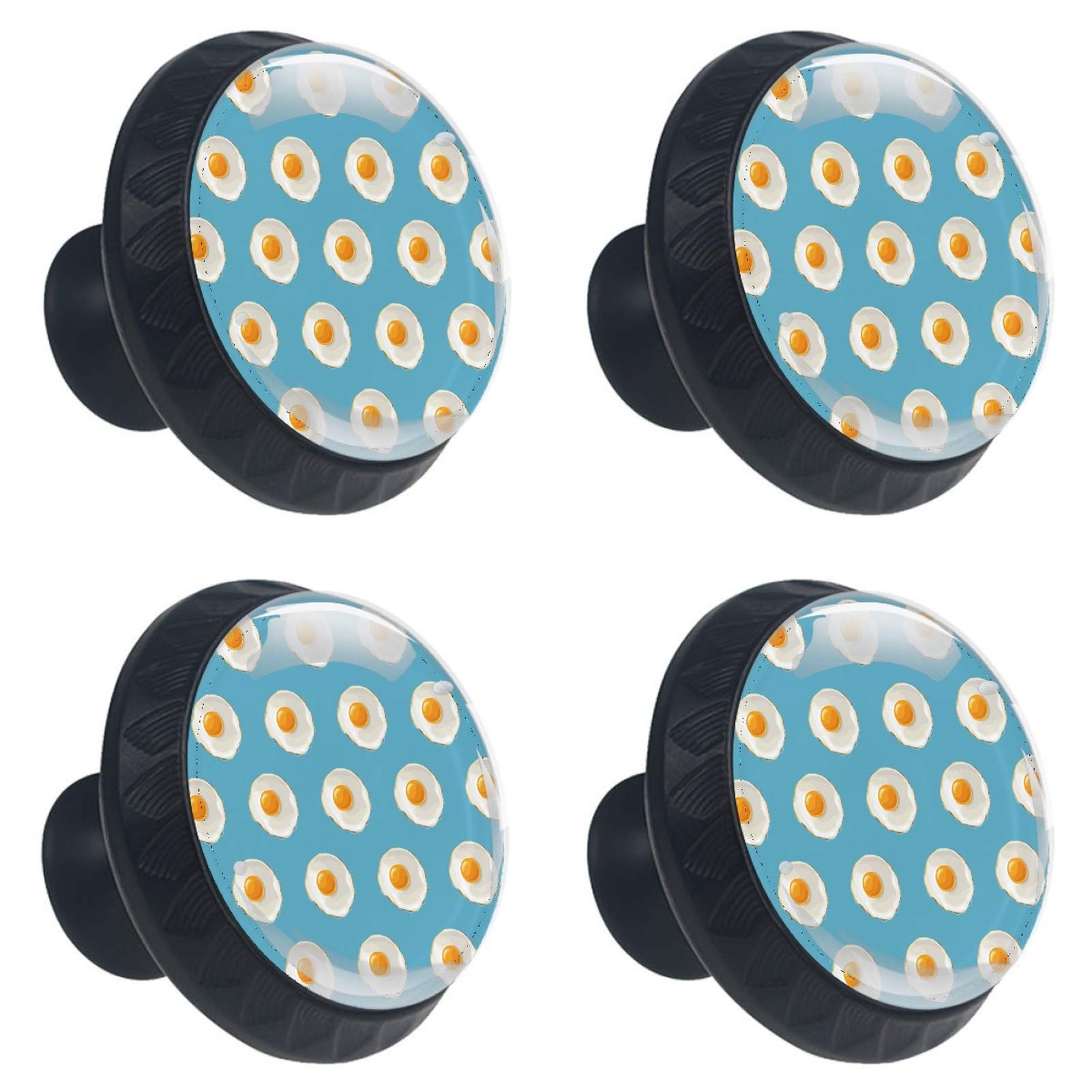 Boutons de meuble en verre bleu œuf 30 mm : la solution pour rénover vos tiroirs fatigués