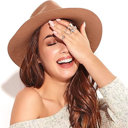 Miniatura 4 de HUASAI Anillos apilables de oro para mujer, no se deslustra, bonitos anillos para adolescentes, cosas de moda, bohemio, luna, estrella, mariposa,