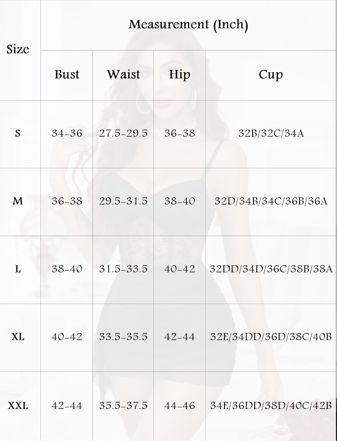 Avidlove Lingerie for Women Lace Babydoll Lingeries Chemise Floral Sleepwear Dress Sheer Outfit S-XXL - Image 6