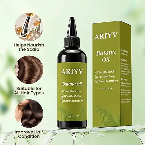 Miniatura 7 de Ariyv Aceite de batana para el crecimiento del cabello, aceite de batana natural, evita la pérdida de cabello, reduce la rotura y fortalece el