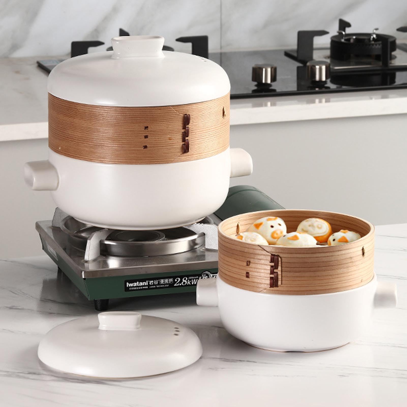 ★専用★＊Sylvia ＊Casserole・* RSBFER Japanese Style Ceramic Casserole with Steamer Basket