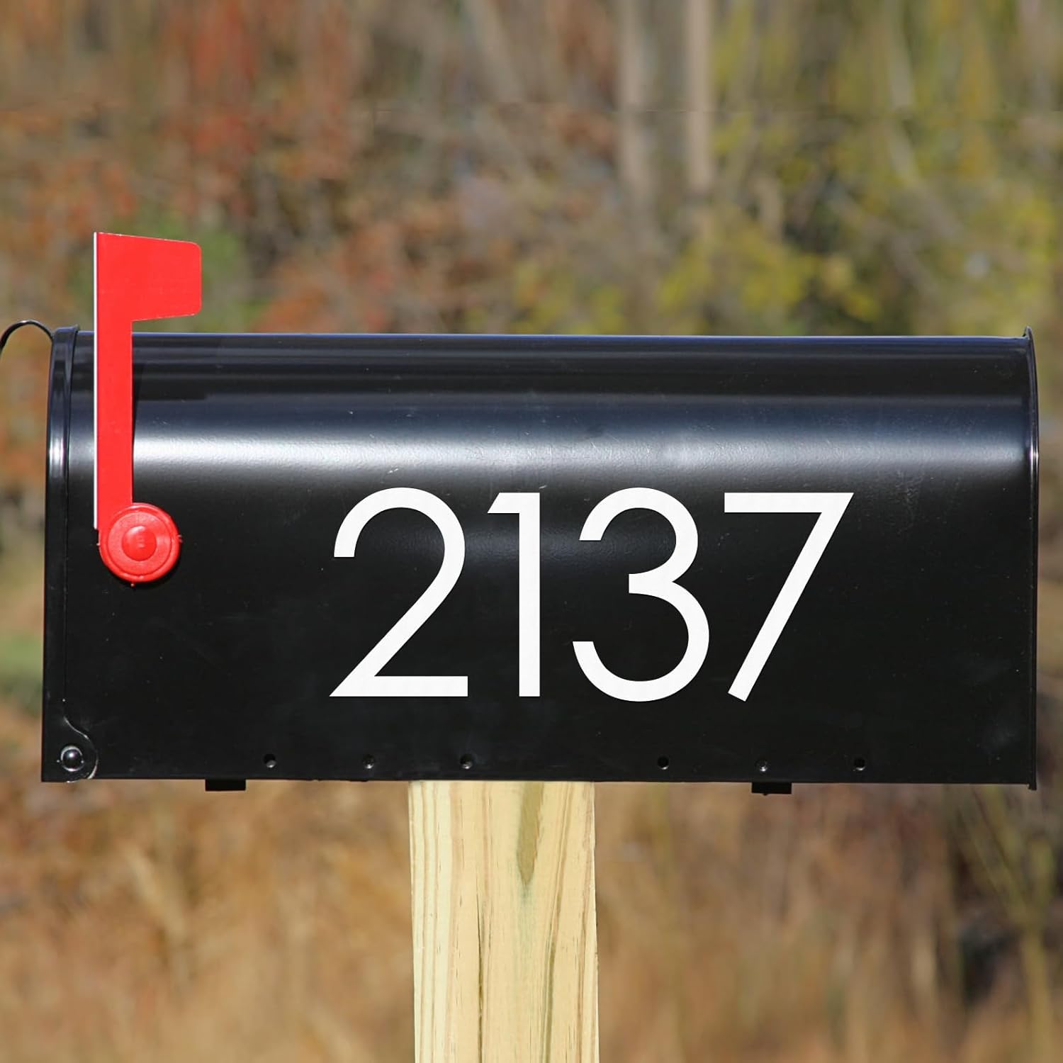 Diggoo 5" Reflective Mailbox Numbers Sticker Decal Die Cut Classic Style Vinyl Number Self Adhesive 2 Sets for Mailbox, Signs, Window, Door, Cars, Trucks, Home, Business, Address Number