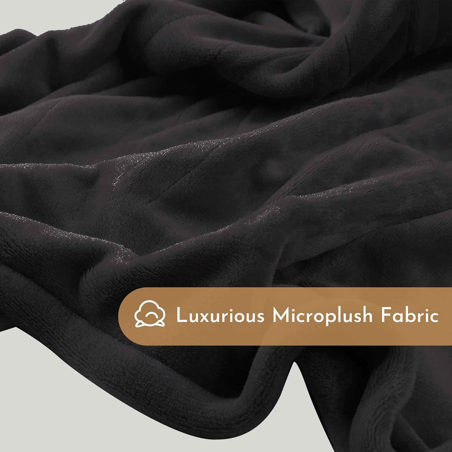 Electric Heated Blanket 72"x84" Full Size Flannel Heated Blanket, Cozy & Warm for All Night, 5 Heat Settings & 10 Hours Auto Off, Machine Washable, Iron Grey - Image 9