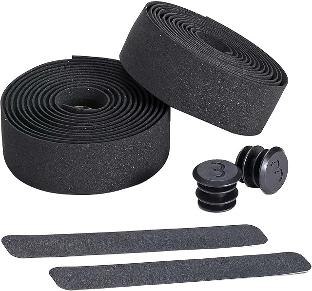 BBB Cycling Bike Handlebar Tape Road Bike Foam Grip Bike Tape Includes Handlebar Plugs RaceRibbon BHT-01