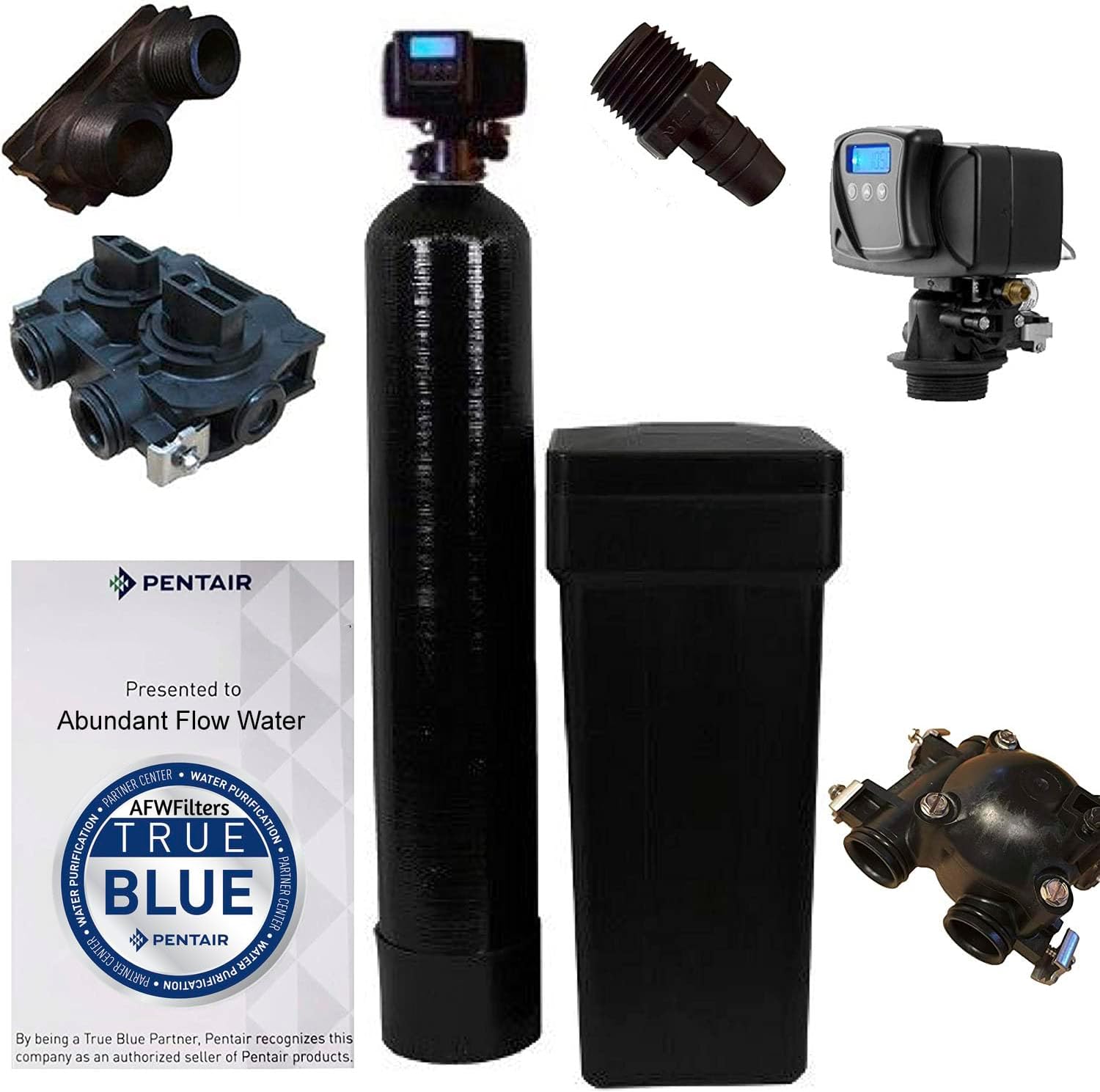 AFWFilters WS48-56SXT AFWFilters 5600SXT 48k with 1" Bypass Softener Digital SXT Metered Whole House System