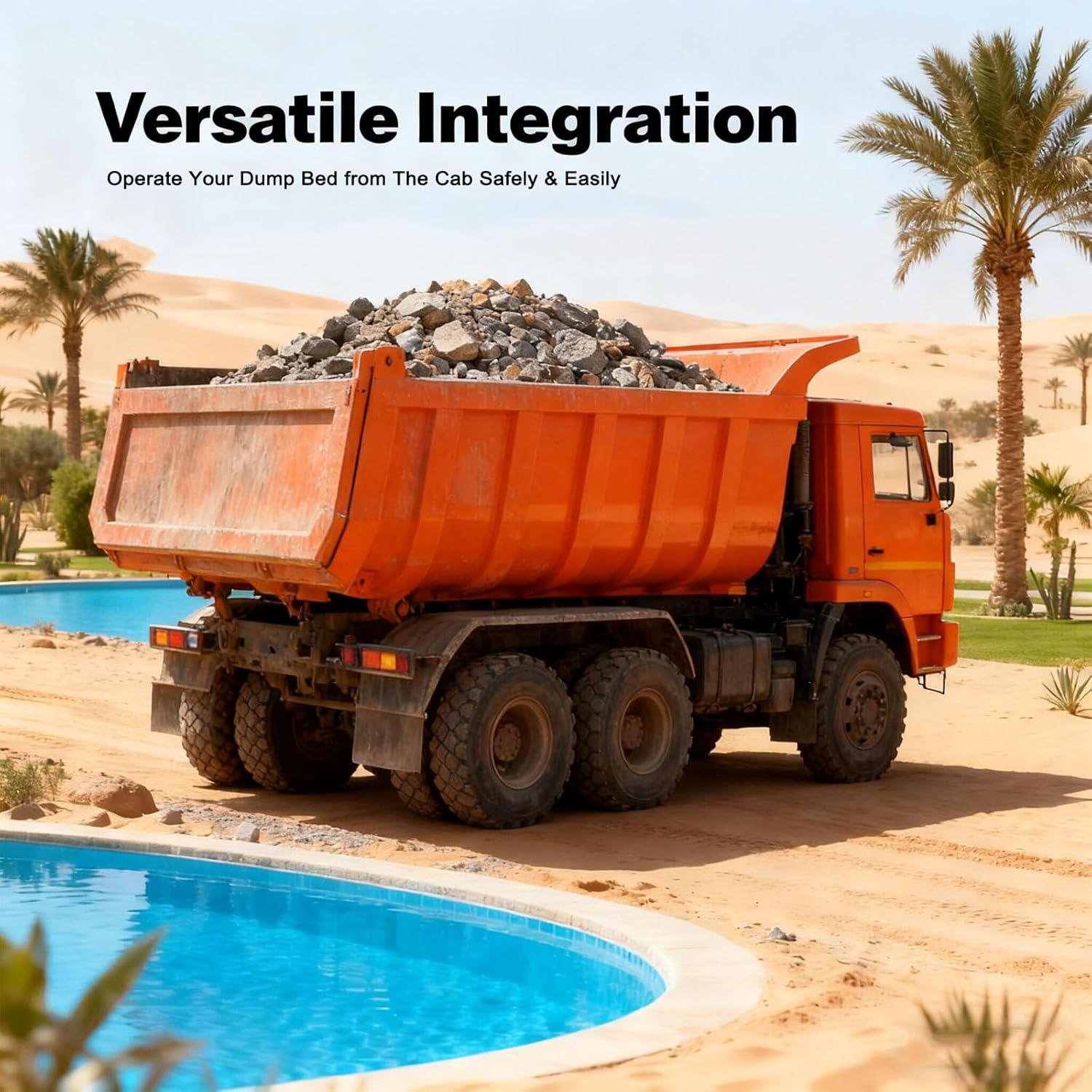 Dual Valve PTO Control Kit with Kickout - Includes Valve, 10m Air Tube & Mounting Hardware