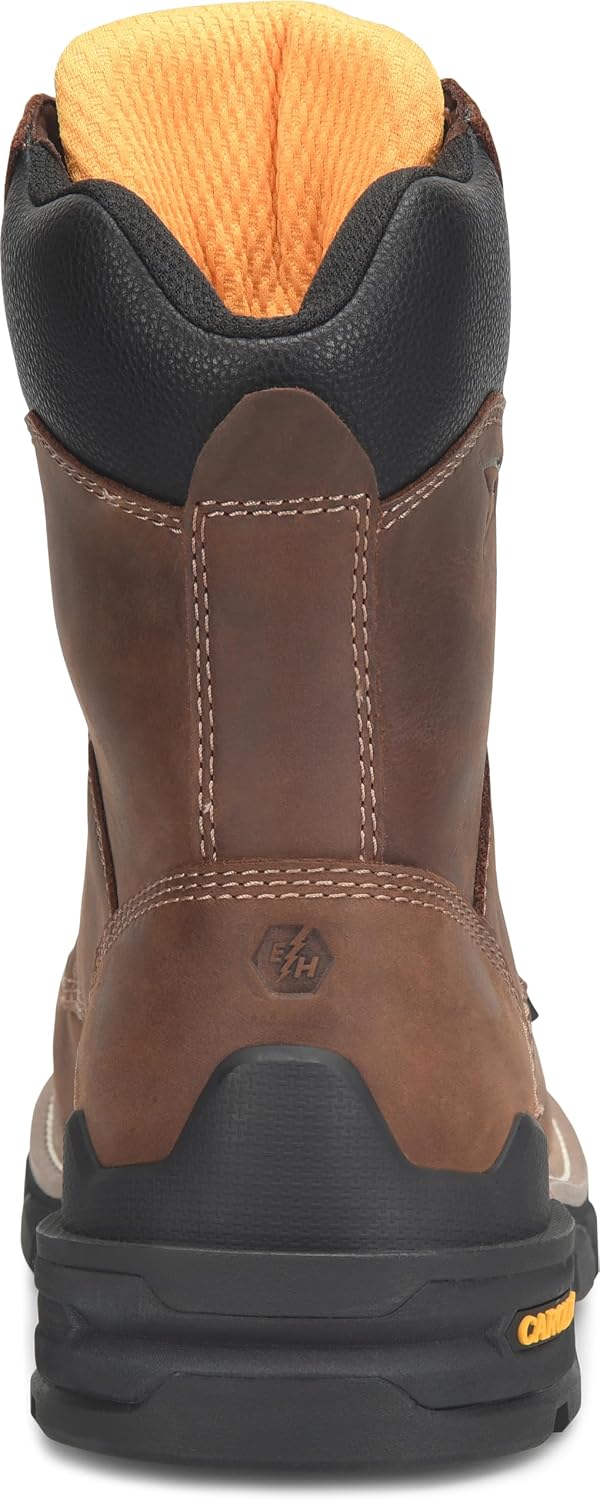 Carolina Cardinal 8" Waterproof Composite Toe Men's Work Boot - Durable, Slip-Resistant, Comfortable for All-Day Wear