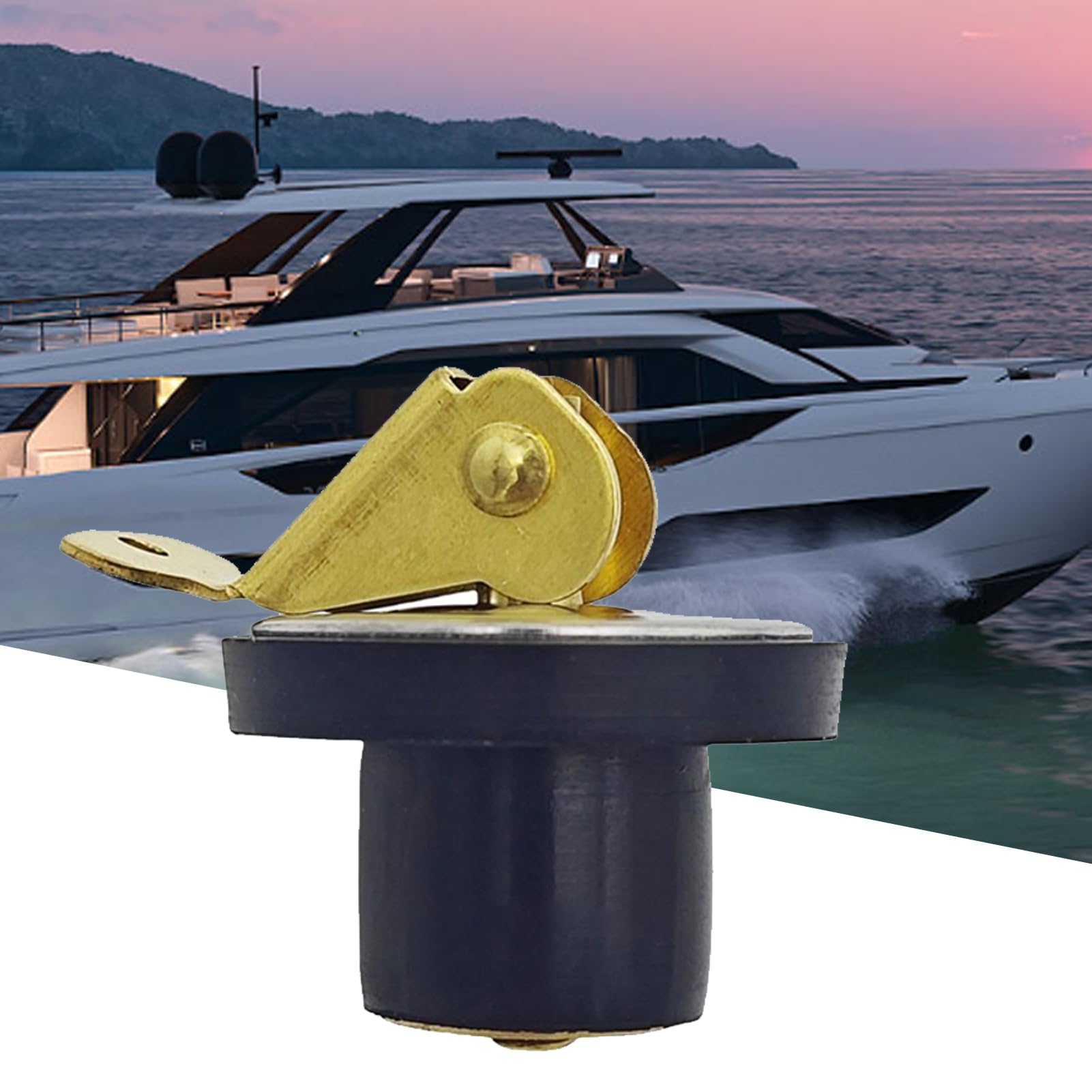 Bouchon de vidange pour bateaux - Fermeture hermétique pour boîte à appâts, drainage multifonction anti-fuite de 16 mm pour kayaks, bateaux, bateaux et systèmes d'appât