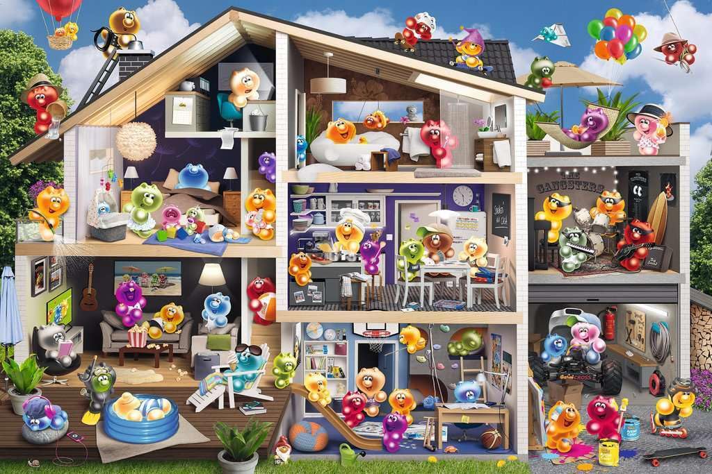 Ravensburger Puzzle 2D 5000 elementów: Dom dla lalek