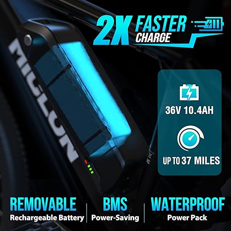 MICLON Cybertrack 100 Electric Bike Review